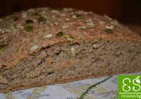 Хляб от ръжено и типово брашно с квас