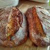 Ароматен хляб с брашно от нахут и квас