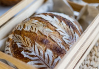Хляб с квас и дизайн с листа