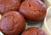 Протеинови мъфини червено кадифе